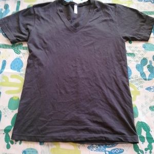 American Apparel V Neck Tee